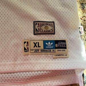 Jeff hornacek adidas jersey  size XL